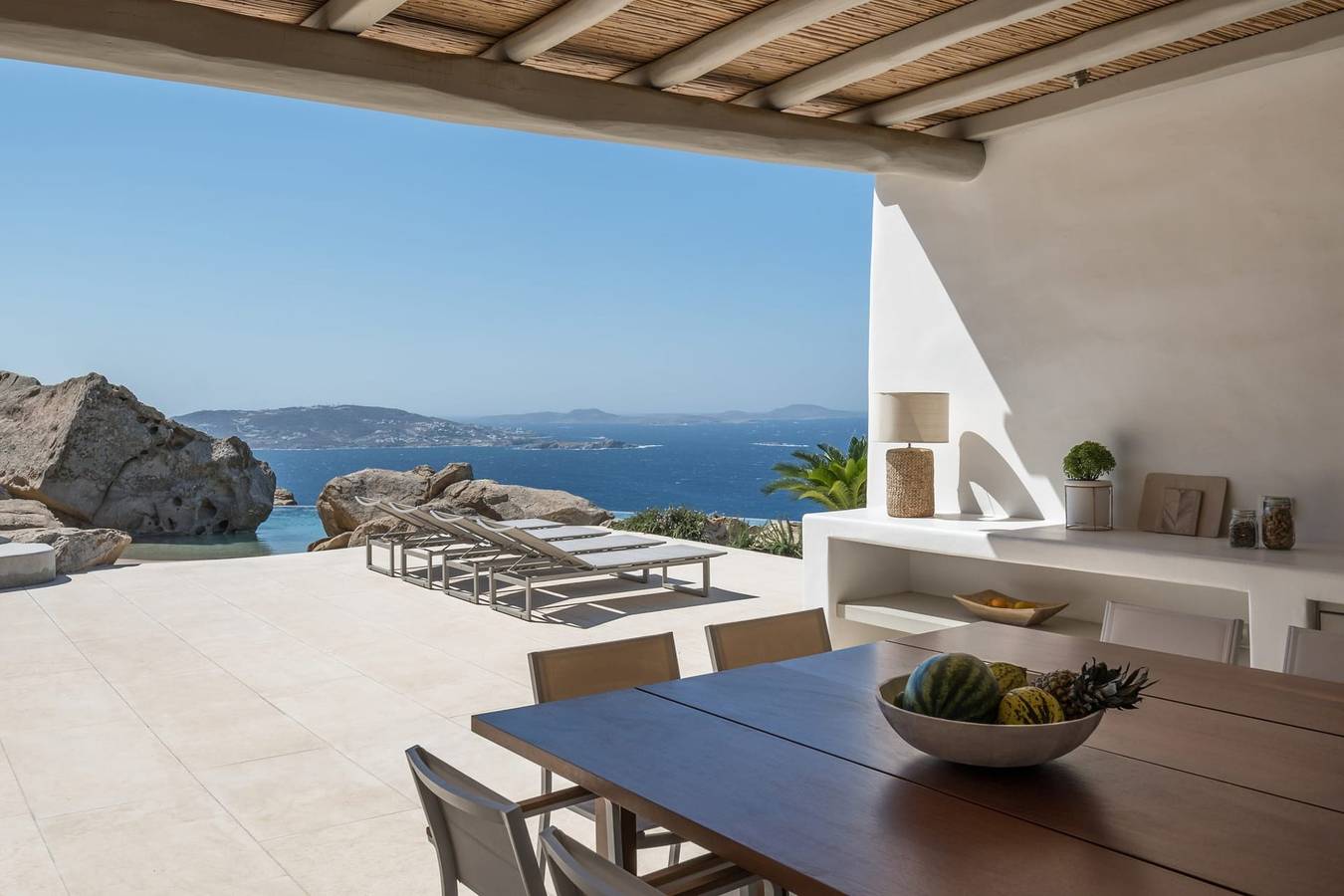 Exquisite Mykonos Villa | Villa Mare Azzurro | 8 Bedrooms | Panoramic Sea Views in Agios Stefanos, Mykonos