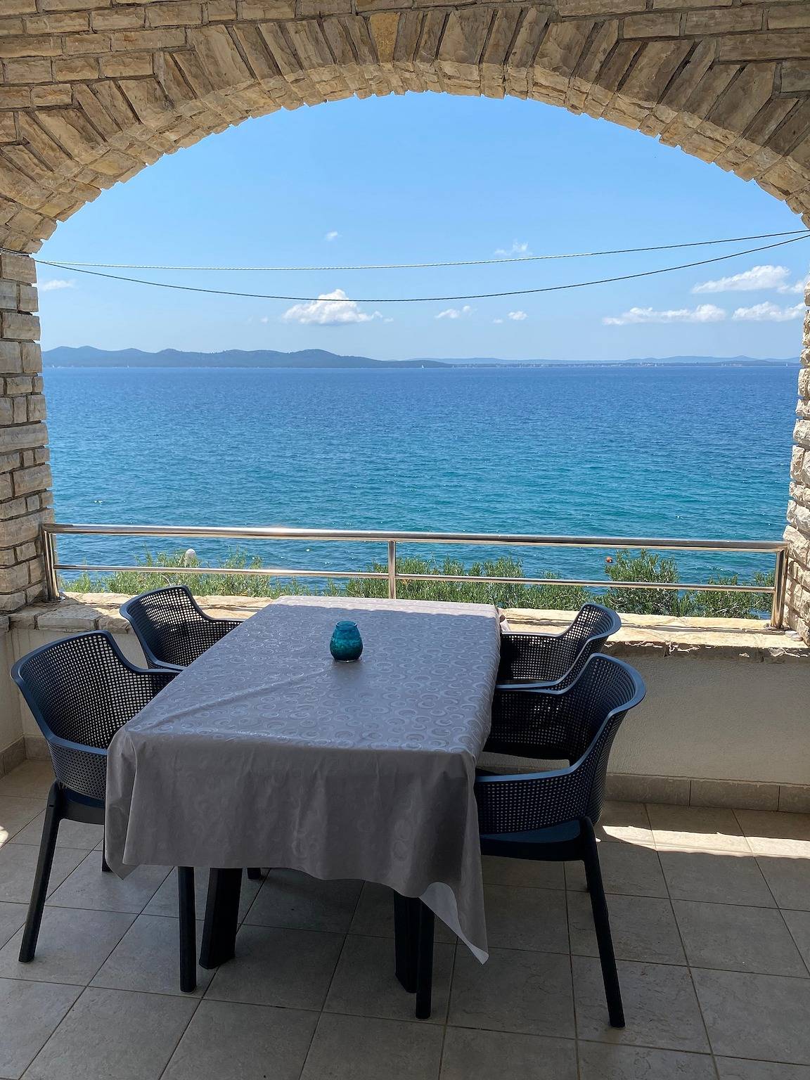Ganze Wohnung, 1-Zimmer-Ferienwohnung am Strand Kozino, Zadar A-5803-c in Strand Kožino, Kožino