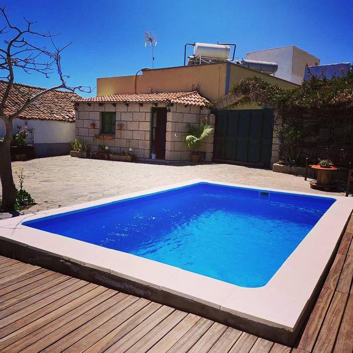 Chalet para 11 personas, con Terraza y Jardín además de Piscina y Vistas en Arico