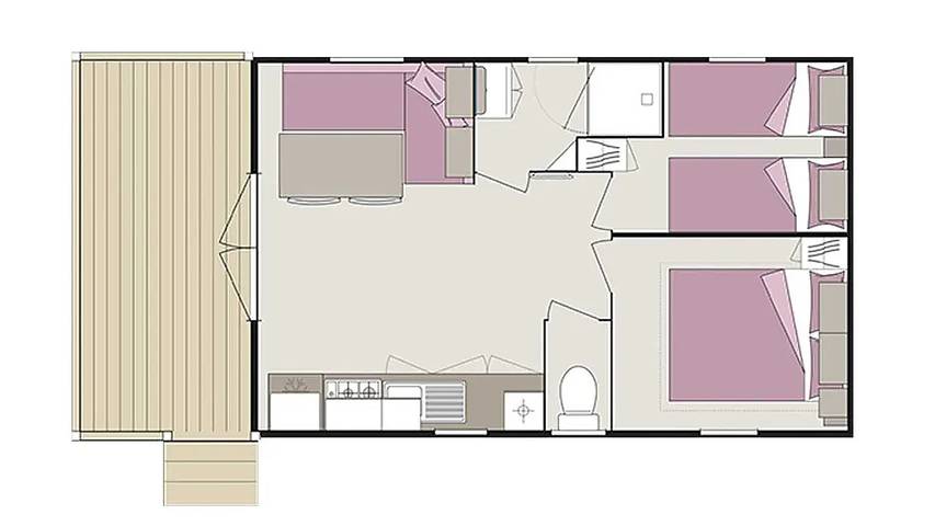 Ferienhaus für 4 Personen, mit Terrasse, mit Haustier in Süderstapel - 2