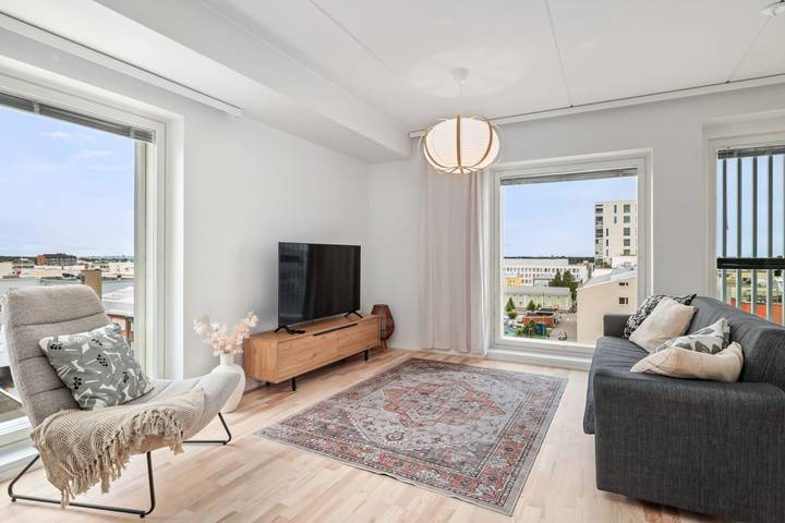 Appartement de vacances pour 6 personnes, avec Balcon et Sauna dans région de Oulu