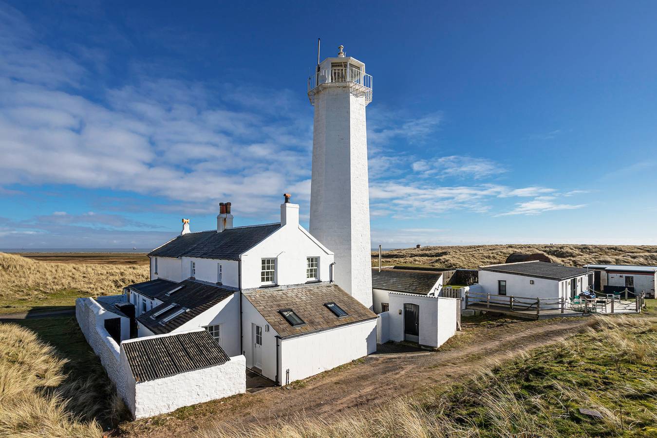 Walney Island Lighthouse in Barrow-in-Furness, Cumbria