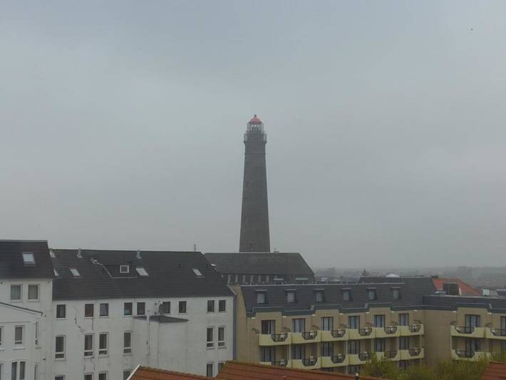 Ferienhaus mit Meerblick für 4 Personen, mit Balkon auf den Ostfriesische Inseln