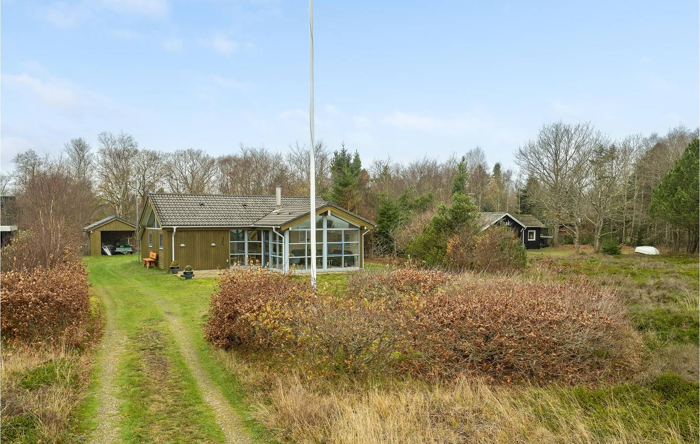 Ferienhaus für 6 Personen mit Terrasse in Thyholm, Oddesund