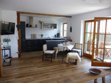 Ferienwohnung für 3 Personen, mit Balkon in Ofterschwang