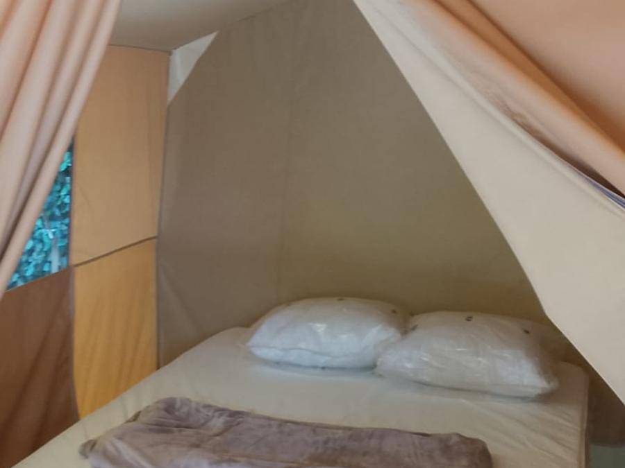 Camping les Peupliers - Safarizelt 5 personen - Ecolodge in Colombiers, Côte d'Améthyste