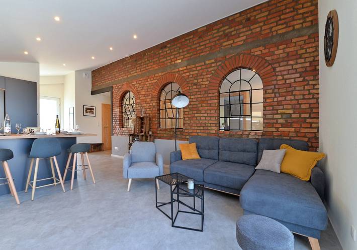 Gîte pour 6 personnes, avec terrasse ainsi que jardin et jacuzzi dans Algolsheim