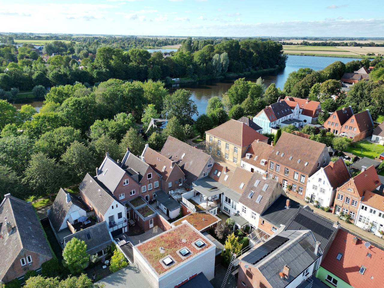 Simmerdeis an der Gracht in Friedrichstadt, Eider-Treene-Sorge