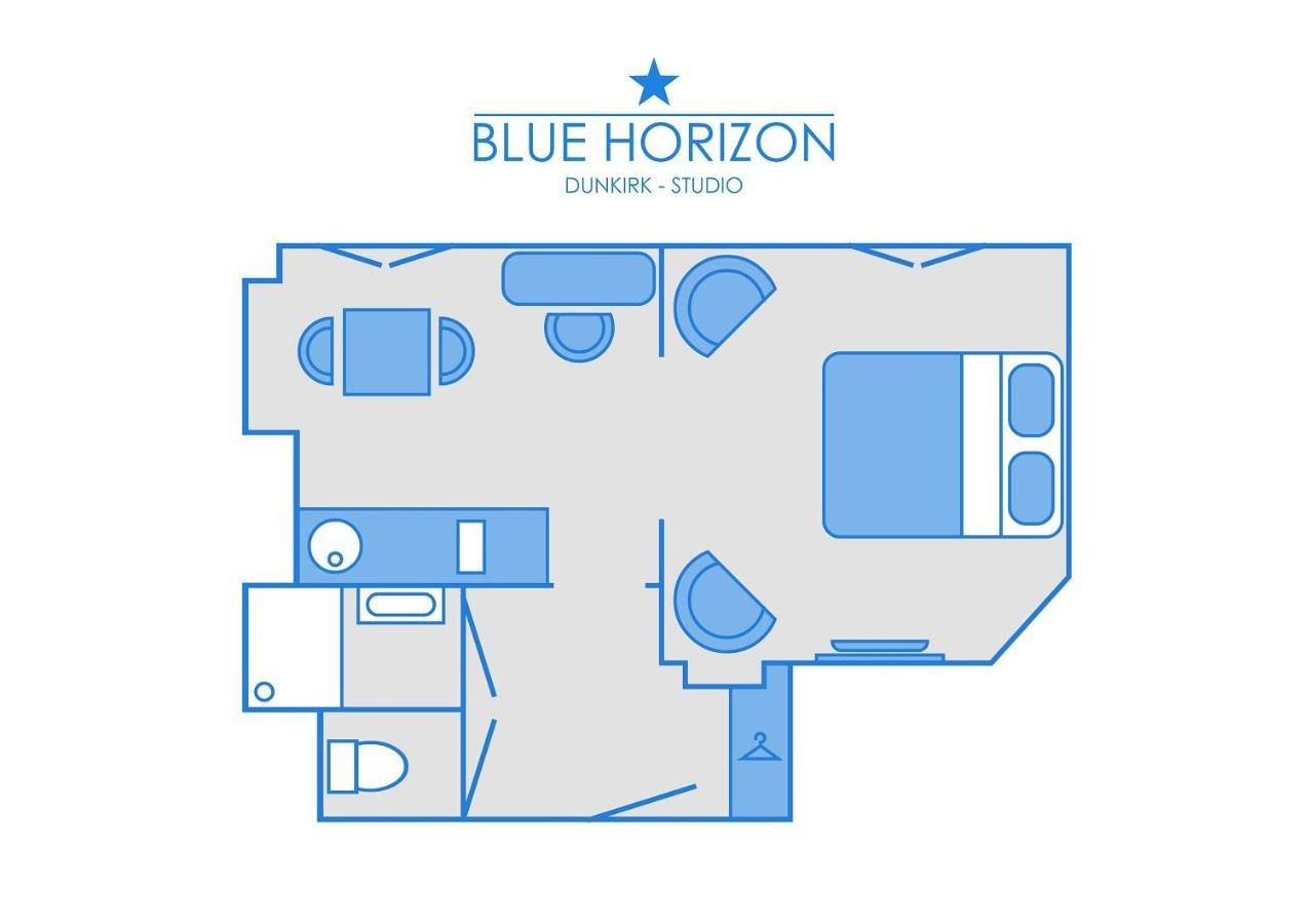 Appartement entier, One-Bedroom Apartment in Plage de Malo-les-Bains, Dunkerque