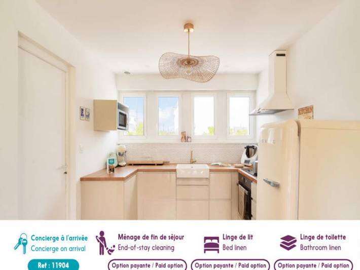 Gîte pour 6 personnes, avec jardin, adapté aux familles à Île-Tudy - 3