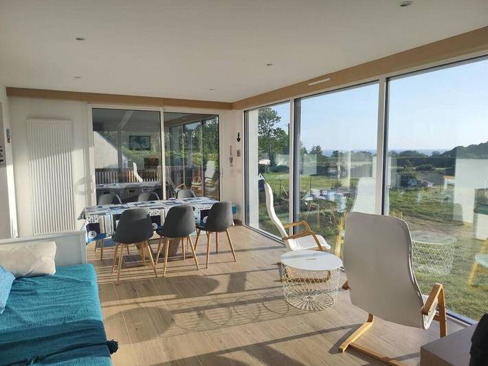 Appartement de vacances pour 6 personnes, avec vue et jardin
