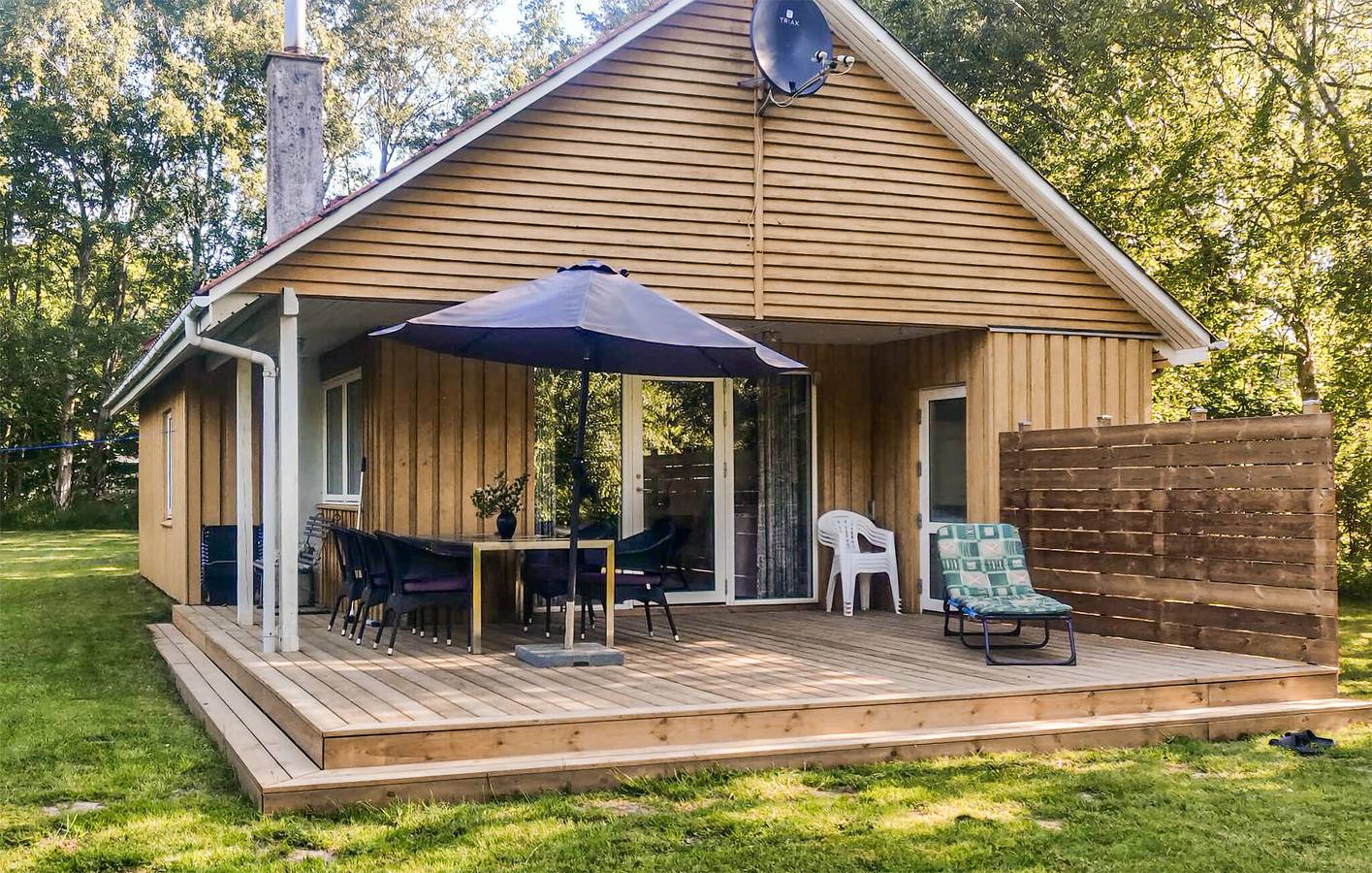 Ferienhaus für 6 Personen mit Terrasse in Humble, Langeland