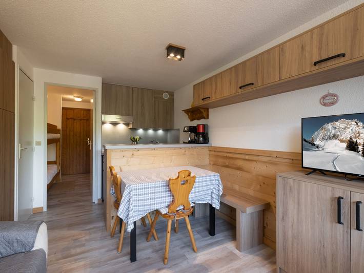 Studio pour 4 personnes, avec balcon