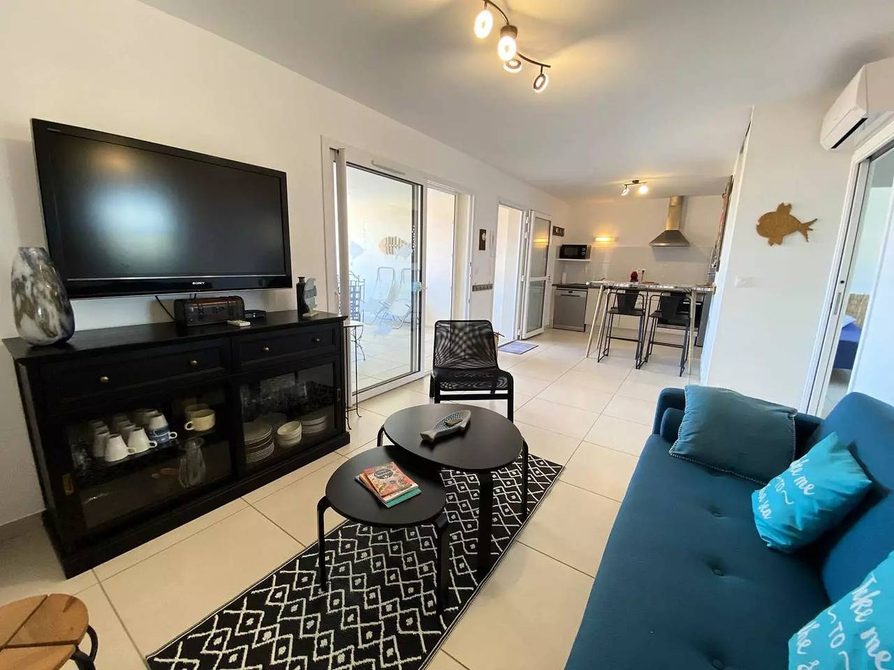 Appartement entier, Appartement cosy avec belle terrasse à 250 m de la plage in Saint Pierre la Mer, Fleury