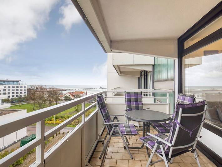 Ferienwohnung für 4 Personen, mit Balkon und Seeblick, kinderfreundlich in Grömitz