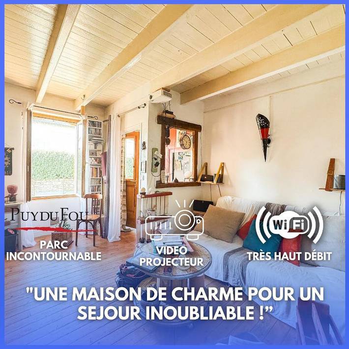 Gîte pour 4 personnes, avec Terrasse ainsi que Jardin et Vue dans Rochetrejoux