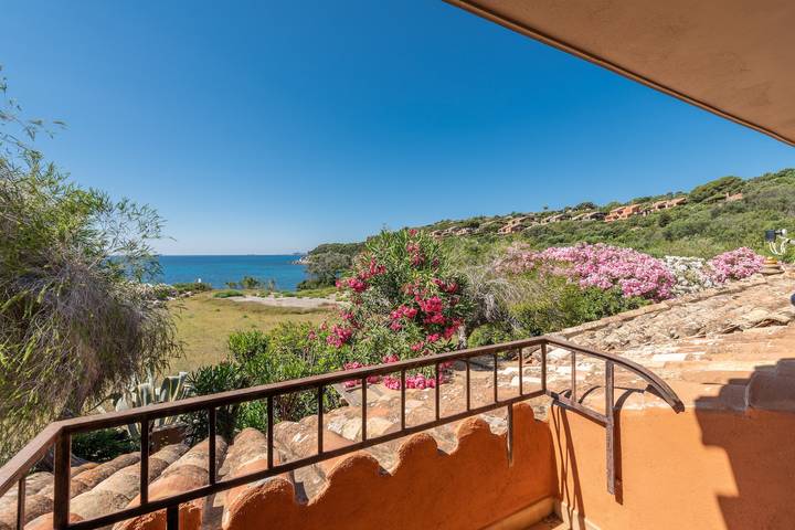 Strandnahe Ferienwohnung mit Meerblick – Accu is Prezzus I in Simius, Villasimius