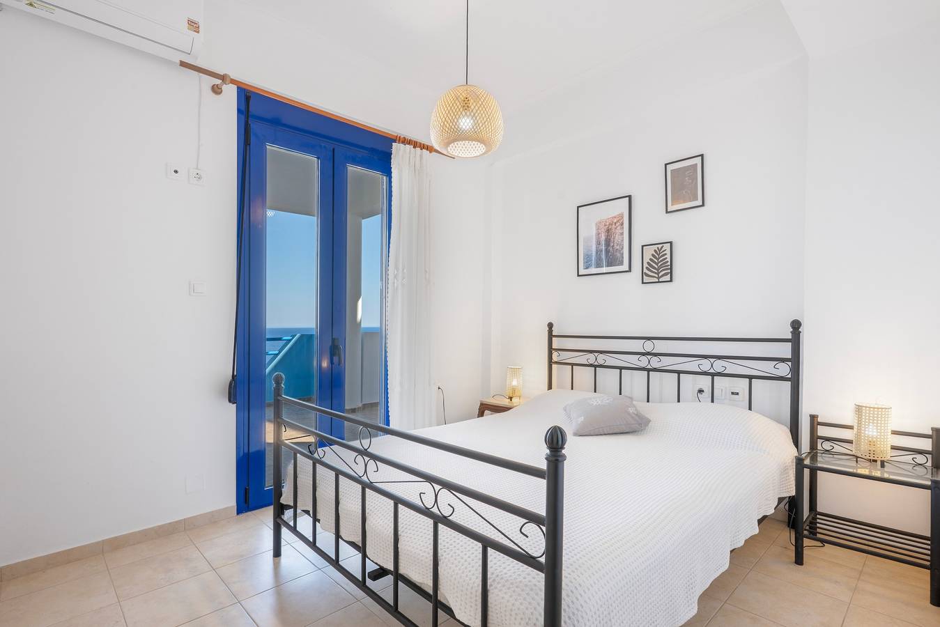 Vakantiehuis 'Blue Window Seaview Maisonette' met Zeezicht, Wifi en Airconditioning, foto 14