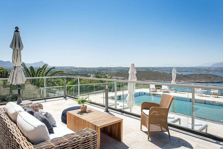 Villa voor 10 personen met zwembad in Akrotiri (Chania), Chania en omgeving