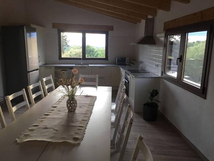 Casa rural para 10 personas, con piscina además de jardín y vistas en Provincia de Barcelona - 4