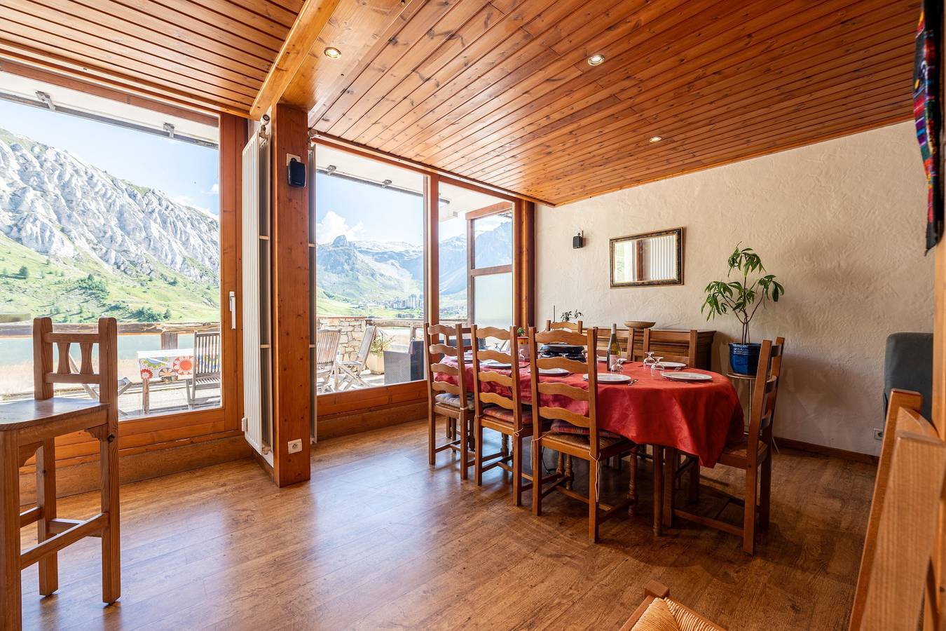 Geheel appartement, Appartement 'Shamrock 2B' met Uitzicht op de Bergen, Balkon en Wifi in Tignes, Massif de la Vanoise