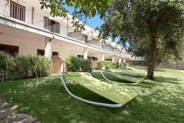 Appartamento per 3 persone, con Balcone e Terrazza nonché Giardino e Panorama a Frassanito