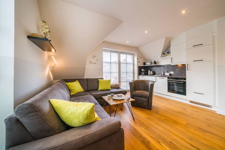 Ferienwohnung für 4 Personen, mit Balkon und Sauna auf Borkum