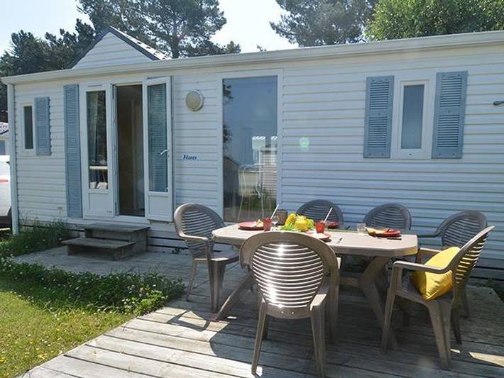 Mobil home pour 4 personnes, avec sauna et bassin pour enfant à Saint-Lunaire - 2