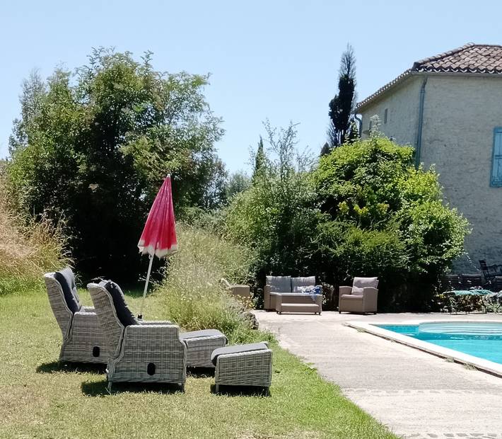 Gîte pour 7 personnes, avec piscine à Montaigu-de-Quercy - 2