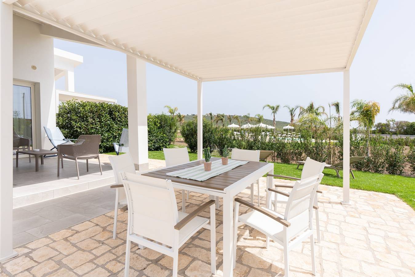 Maison de vacances 'Villa Gioberta, Bertolino' avec piscine partagée, Wi-Fi et climatisation in Contrada Fiori, Menfi