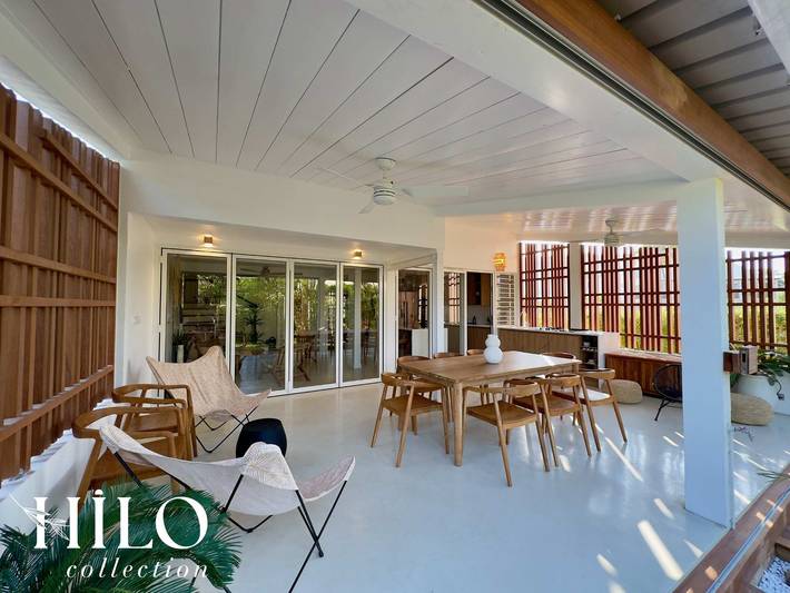 Location de vacances pour 8 personnes, avec piscine et jardin, animaux acceptés dans Plage de l'Hermitage - 4