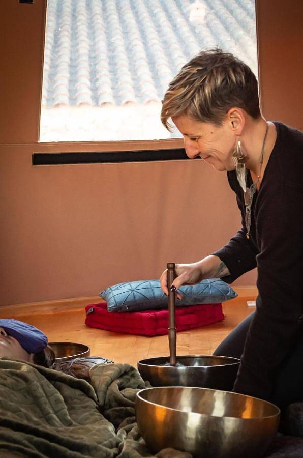 Tente pour 3 personnes, avec vue ainsi que jardin et terrasse en Gironde - 4