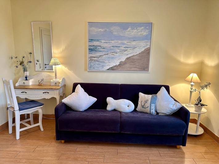 Ferienwohnung für 4 Personen, mit Garten und Ausblick in Rieseby