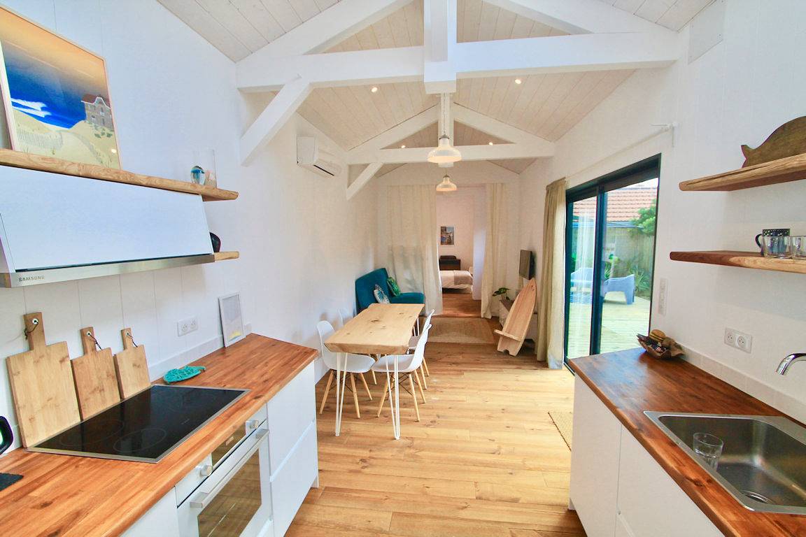 Maison en bois, 100 mètres de la plage in Biscarrosse Plage, Biscarrosse