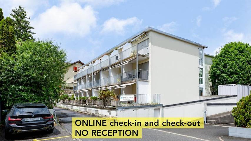 Ferienhaus für 3 Personen, mit Balkon und Terrasse sowie Ausblick in Luzern