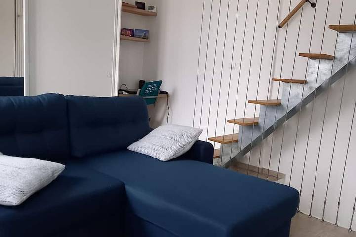 Maison de vacances pour 4 personnes, avec Balcon à Saintes