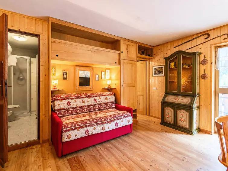 Ganze Wohnung, 2 Zimmer 3 Personen in Penia, Canazei