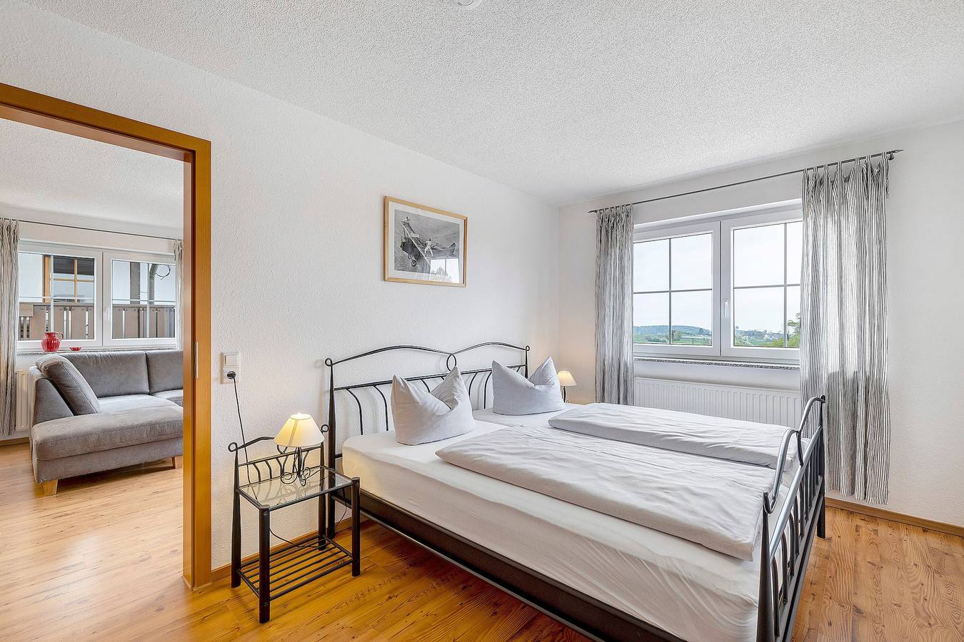 Ganze Wohnung, Apartment 'Haus 4, 3-Zimmer' mit Seeblick, Gemeinschaftsterrasse und Wlan in Meersburg, Region Bodensee-Oberschwaben
