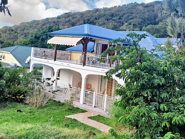 Maison de vacances pour 6 personnes, avec balcon et jardin en Guadeloupe