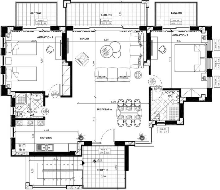Ferienhaus für 8 Personen, mit Terrasse und Garten sowie Sauna und Whirlpool in Chalkidiki - 2