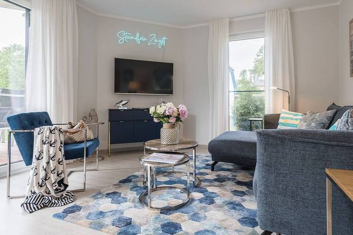 Ferienwohnung für 4 Personen, mit Terrasse und Garten sowie Sauna