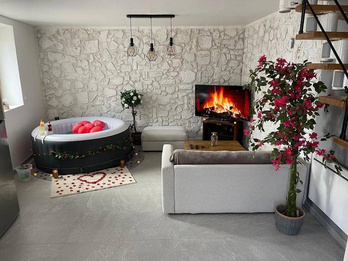 Maison de vacances pour 2 personnes, avec Jacuzzi