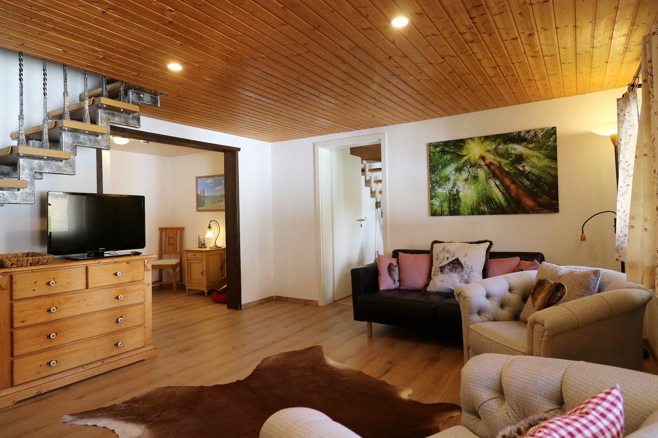 Ganze Ferienwohnung, Berghof Almzeit - Fewo "Philosophenstüble", Sauna, Todtnauberg, Feldberg in Suedlicher Schwarzwald, Todtnau