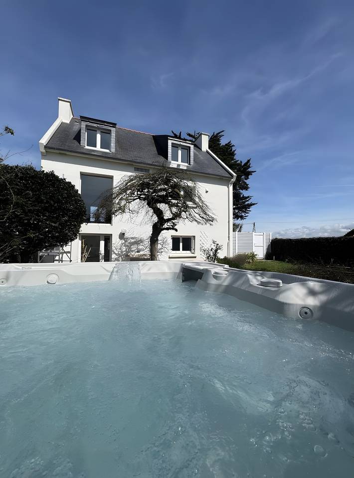 Maison de vacances pour 10 personnes, avec jacuzzi et jardin, adapté aux familles