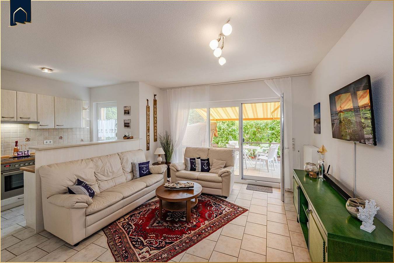 Ganze Wohnung, Moderne Ferienwohnung in Koserow mit Terrasse – strandnah & familienfreundlich in Koserow, Bernsteinbäder