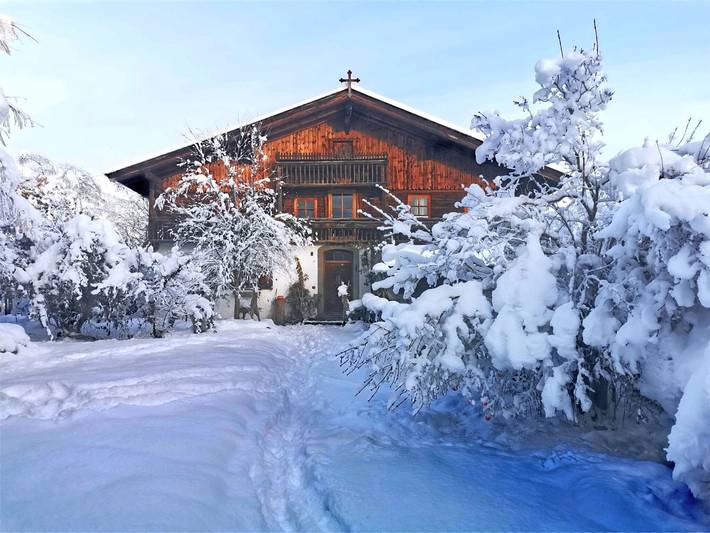 Bauernhof für 8 Personen, mit Balkon und Terrasse sowie Garten und Pool in Saalfelden