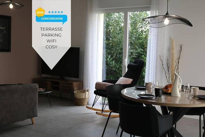 Gîte pour 4 personnes, avec terrasse à Sundhoffen