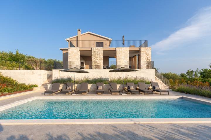 Ferienhaus mit Meerblick für 9 Personen, mit Garten und Pool, mit Haustier in Istrien - 4