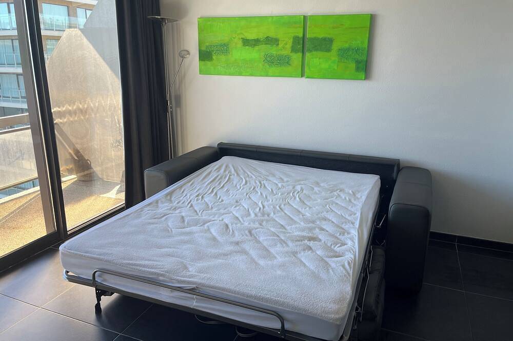 Geheel appartement, Charming sea-view studio with indoor pool in De Panne, Belgische Kust