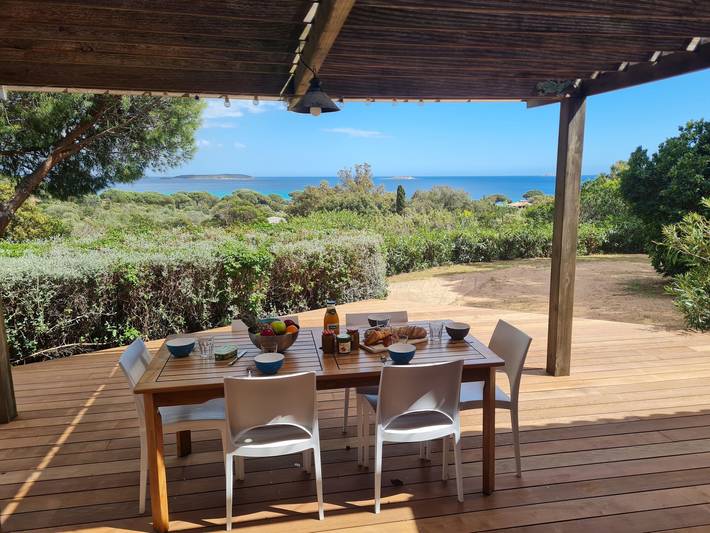 Maison de vacances pour 7 personnes, avec Terrasse et Jardin dans Palombaggia